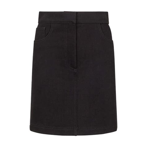 fendi skirt short|fendi denim skirt.